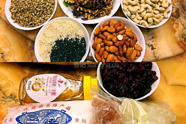 满口飘香的五仁月饼馅儿的做法图解1