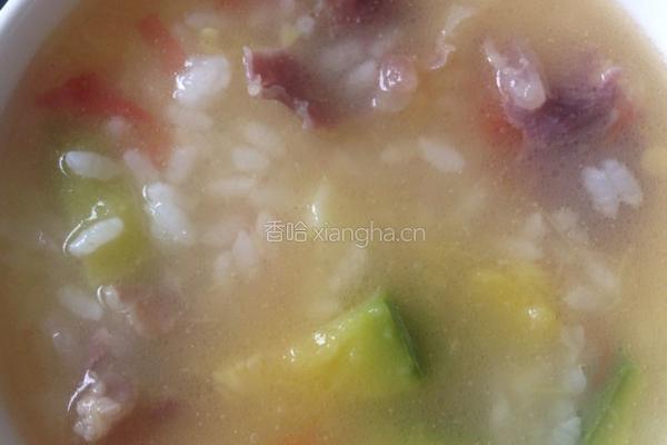 小瓜火腿饭的做法图解5