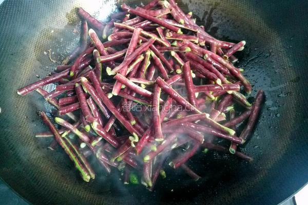 炒红豇豆的做法图解5