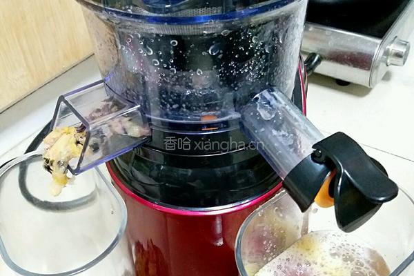 百香葡萄梨汁的做法图解5