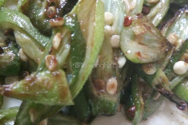 清炒秋葵的做法图解5