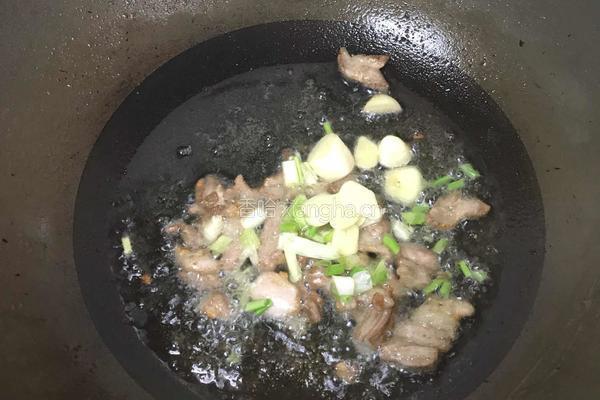 肉炒卷心菜粉条的做法图解5