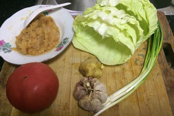 蒸包菜卷的做法图解1