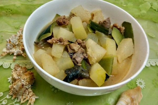鸡汁冬瓜的做法图解1
