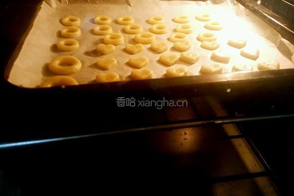 七夕爱心戒指饼干的做法图解12