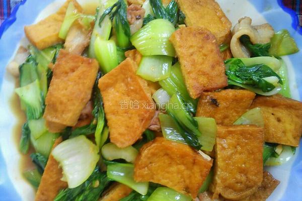 豆泡油菜的做法图解9