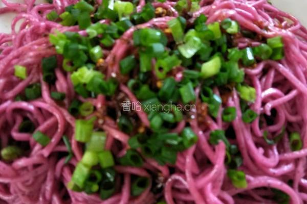 自制火龙果凉面的做法图解8