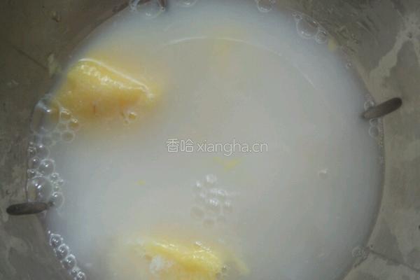 奶味芒果汁的做法图解5