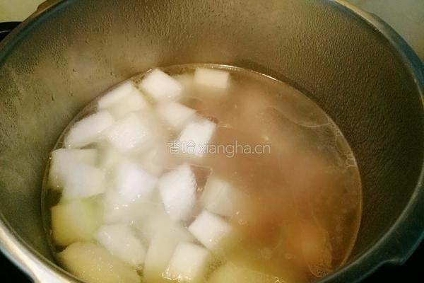 排骨冬瓜汤的做法图解3