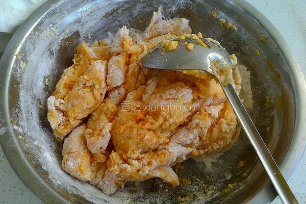 蜜红豆南瓜饼的做法图解11