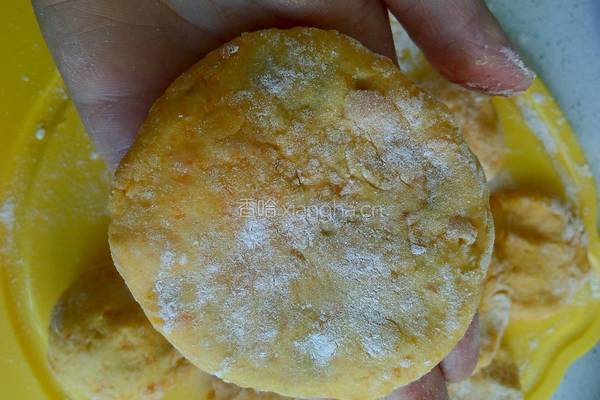 蜜红豆南瓜饼的做法图解19