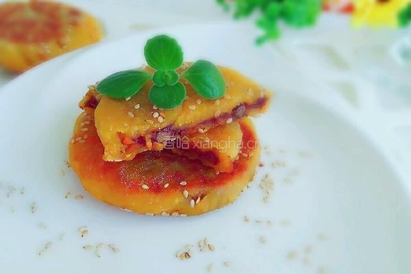 蜜红豆南瓜饼的做法图解23