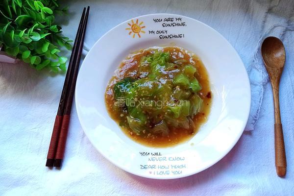 水煮耗油生菜的做法图解11
