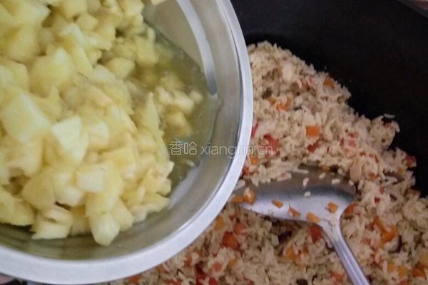 菠萝咕噜饭的做法图解13