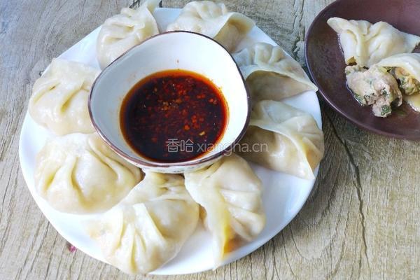猪肉芹菜蒸饺的做法图解22