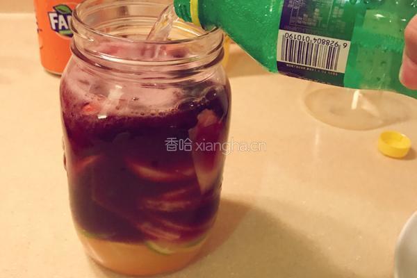 自调葡萄酒（西班牙的sangria汽酒）的做法图解6
