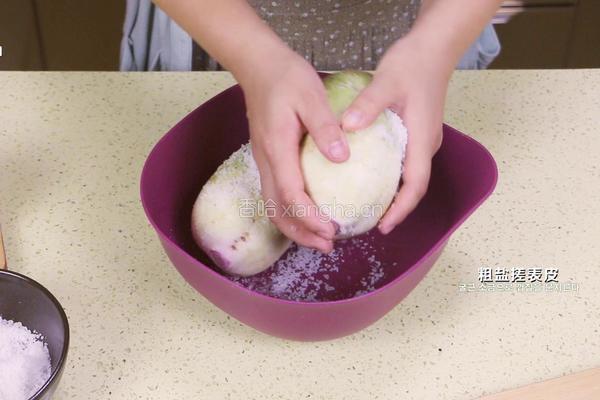 韩式萝卜水泡菜的做法图解3