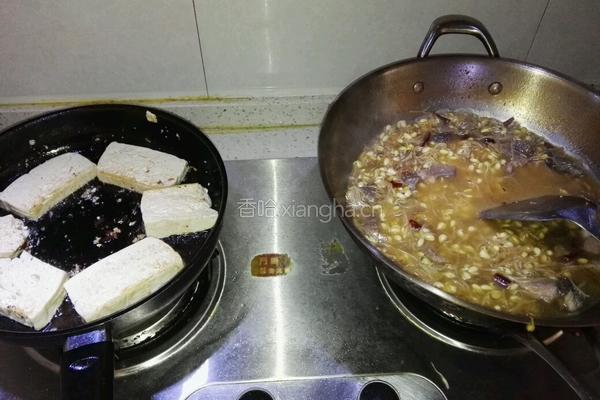 豆腐豆芽烩肉的做法图解4