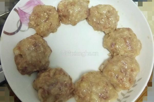 花蛤肉丸蒸蛋的做法图解7