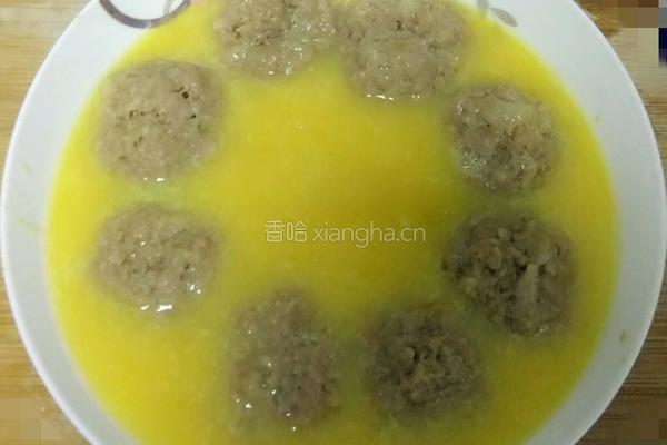 花蛤肉丸蒸蛋的做法图解10
