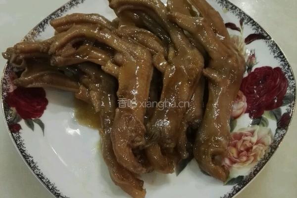 卤鸭掌的做法图解8