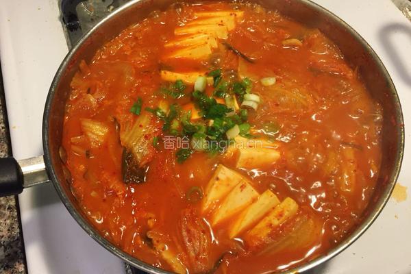 韩式泡菜汤(김치찌개)的做法图解12