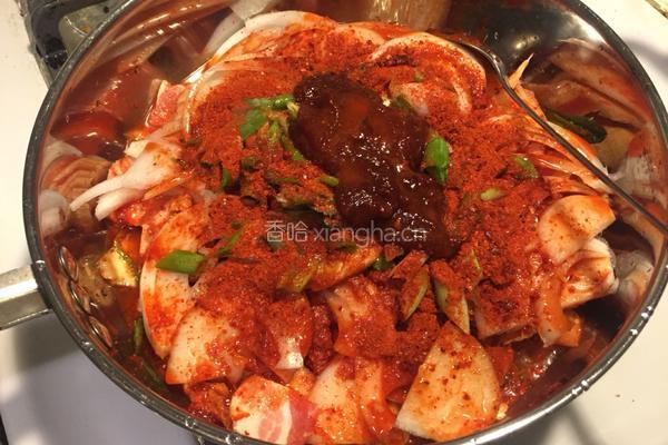 韩式泡菜汤(김치찌개)的做法图解10
