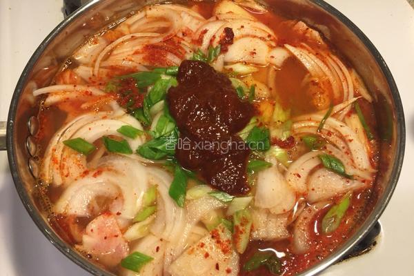韩式泡菜汤(김치찌개)的做法图解11