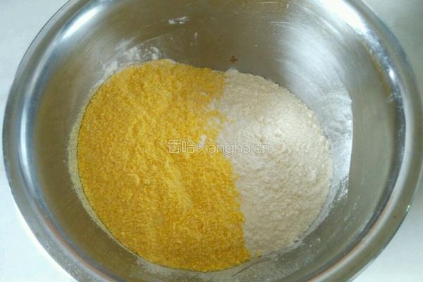 椰香玉米饼的做法图解3