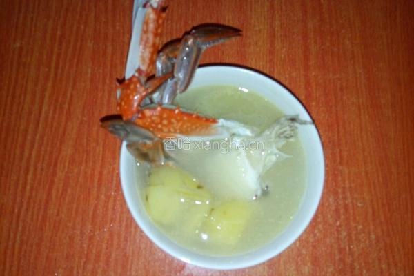 土豆螃蟹汤的做法图解6