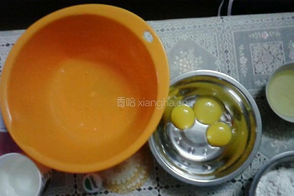 八寸戚风蛋糕的做法图解2