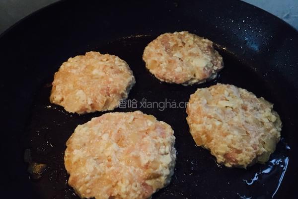 豆腐汉堡肉的做法图解4
