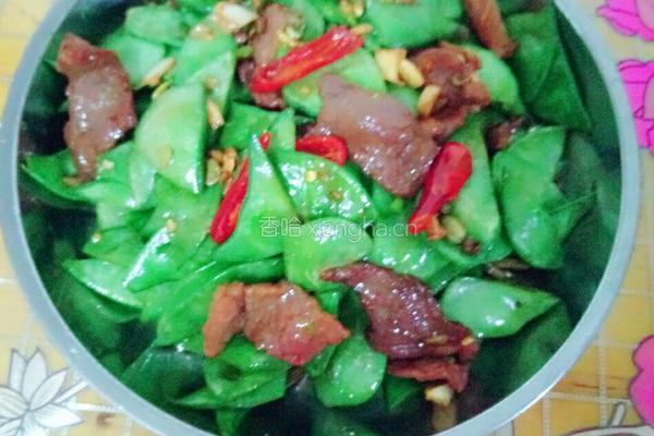 扁豆炒瘦肉片的做法图解10