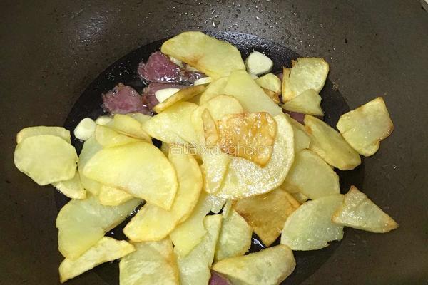 腊肉铁板烧土豆的做法图解8