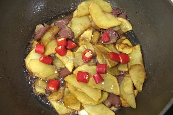 腊肉铁板烧土豆的做法图解10