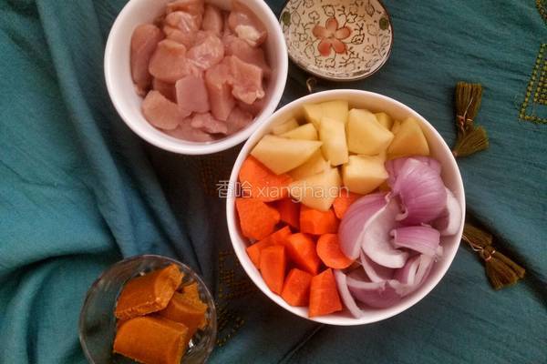 咖喱土豆鸡饭的做法图解2