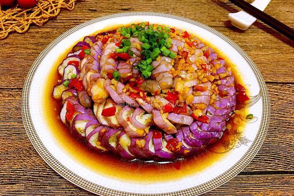 蒜蓉剁椒盘龙茄子的做法图解17
