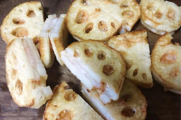 日式虾茸藕块的做法图解8
