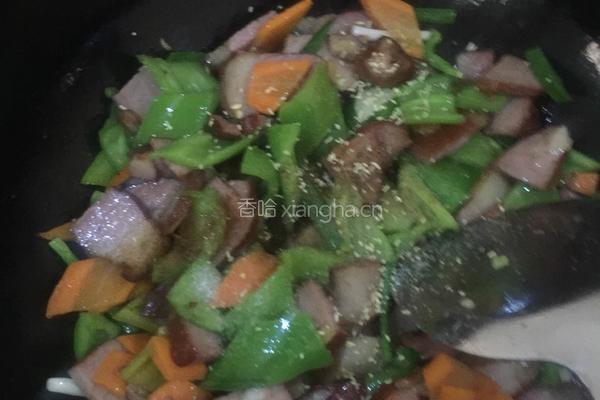 腊肉炒辣椒的做法图解6
