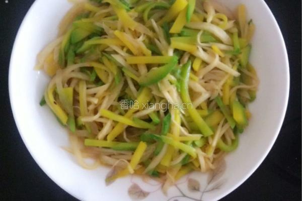 茭白瓜丝的做法图解5