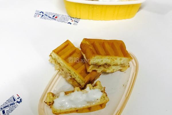 华夫饼冰淇淋的做法图解3