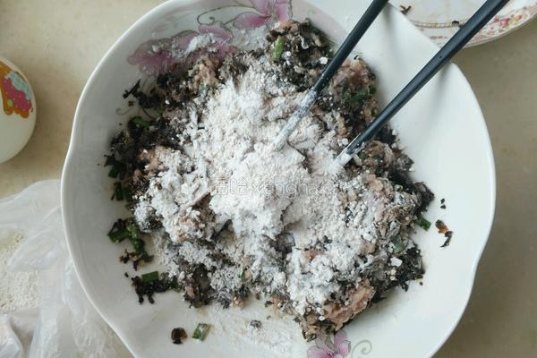 梅菜肉饼的做法图解4
