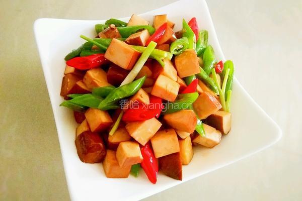 辣炒鸡蛋干的做法图解10