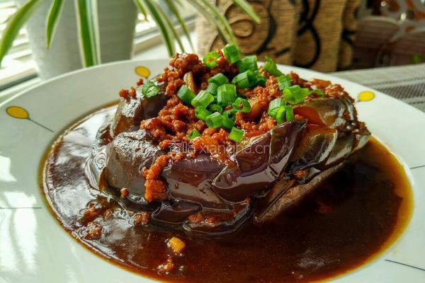 红烧圆茄子的做法图解12