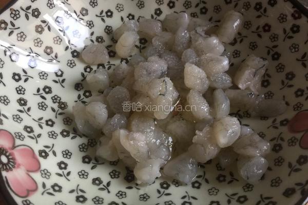 虾仁炒饭的做法图解2