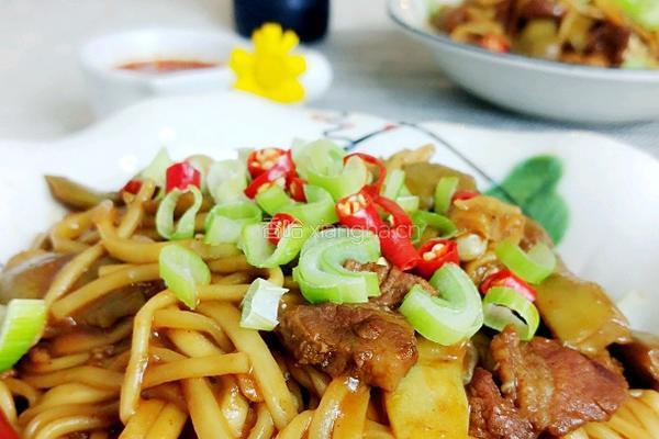 豆角焖面的做法图解11
