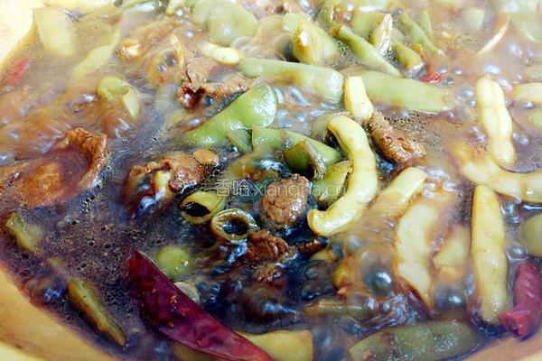 豆角焖面的做法图解6