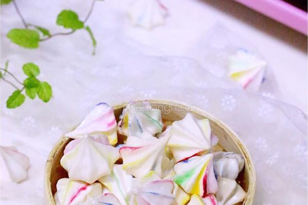 炫彩蛋白糖的做法图解16