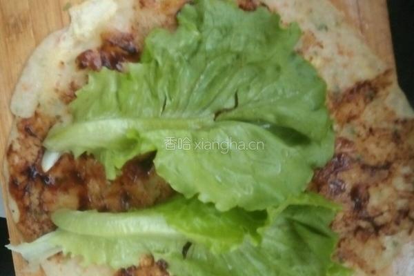 自制美味面糊早餐饼的做法图解7