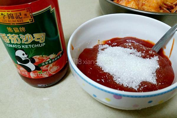 茄汁大虾的做法图解8